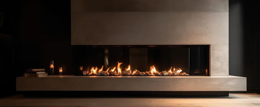Gas Fireplace Ember Bed Design Services in Jollyville, Texas