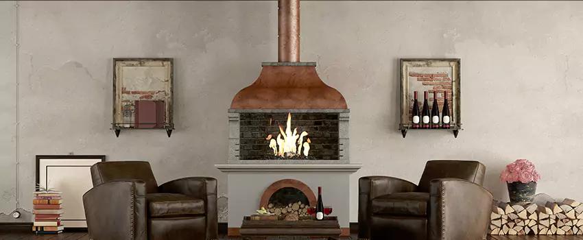 Thelin Hearth Products Providence Pellet Insert Fireplace Installation in Jollyville, TX