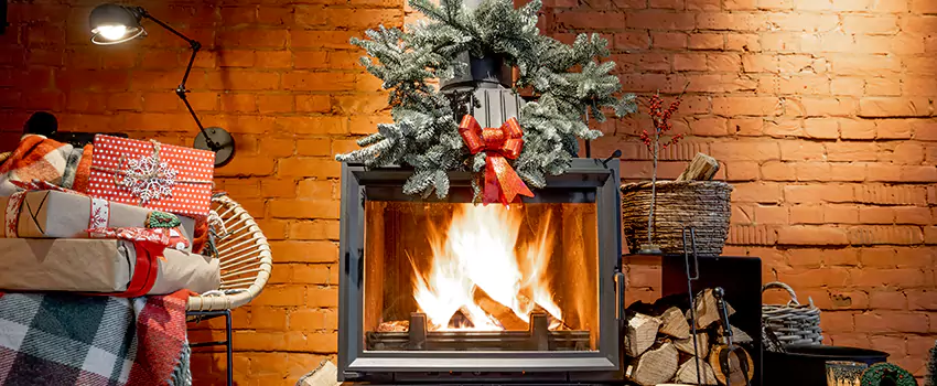 Travis Industries Linear Gas Fireplace Installation in Jollyville, Texas