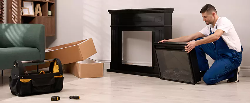 Old Rusted Metal Fireplace Repair And Replacement in Jollyville, TX