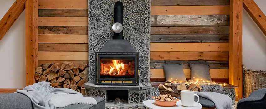 Thelin Hearth Products Direct Vent Gas Stove Fireplace Inspection in Jollyville, Texas
